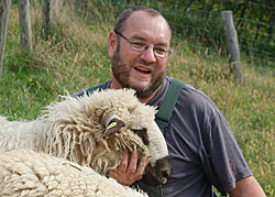 Peter Ramspacher mit «Spongebob»